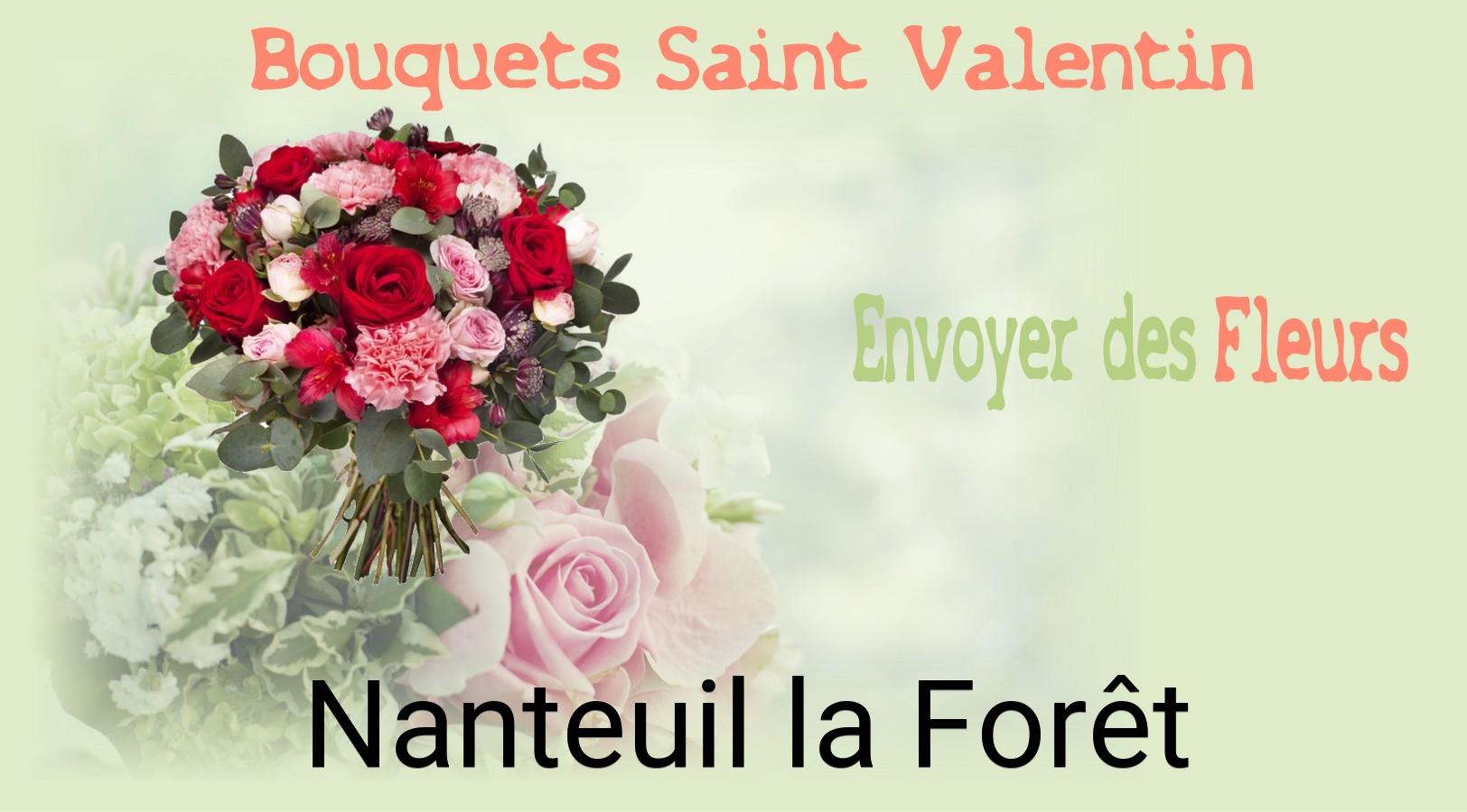 Roses de Saint-Valentin livrées à Nanteuil-la-Forêt